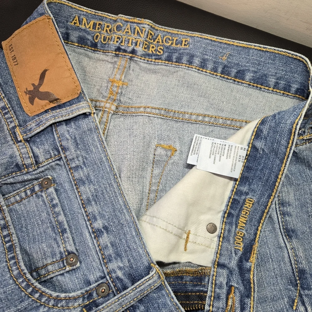 American Eagle Original Boot Jeans Mens 32x32 Bootcut Denim - Picture 4 of 6